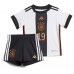 Duitsland Leroy Sane #19 Babykleding Thuisshirt Kinderen WK 2022 Korte Mouwen (+ korte broeken)